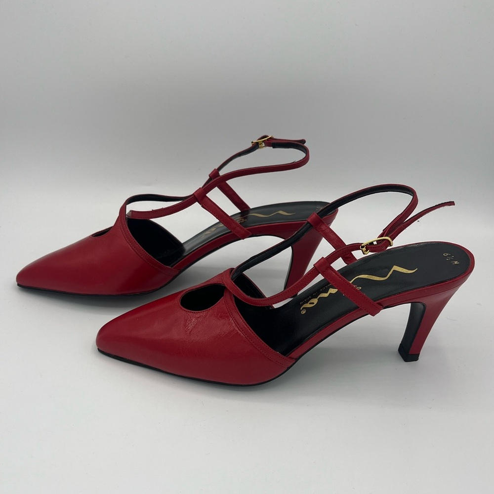 Red Nina Heels Size 6.5 - Picture 3 of 11